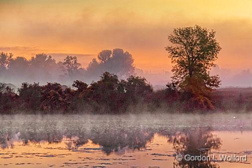 Sunrise Mist_28726-8.jpg - Photographed along the Rideau Canal Waterway near Smiths Falls, Ontario, Canada.